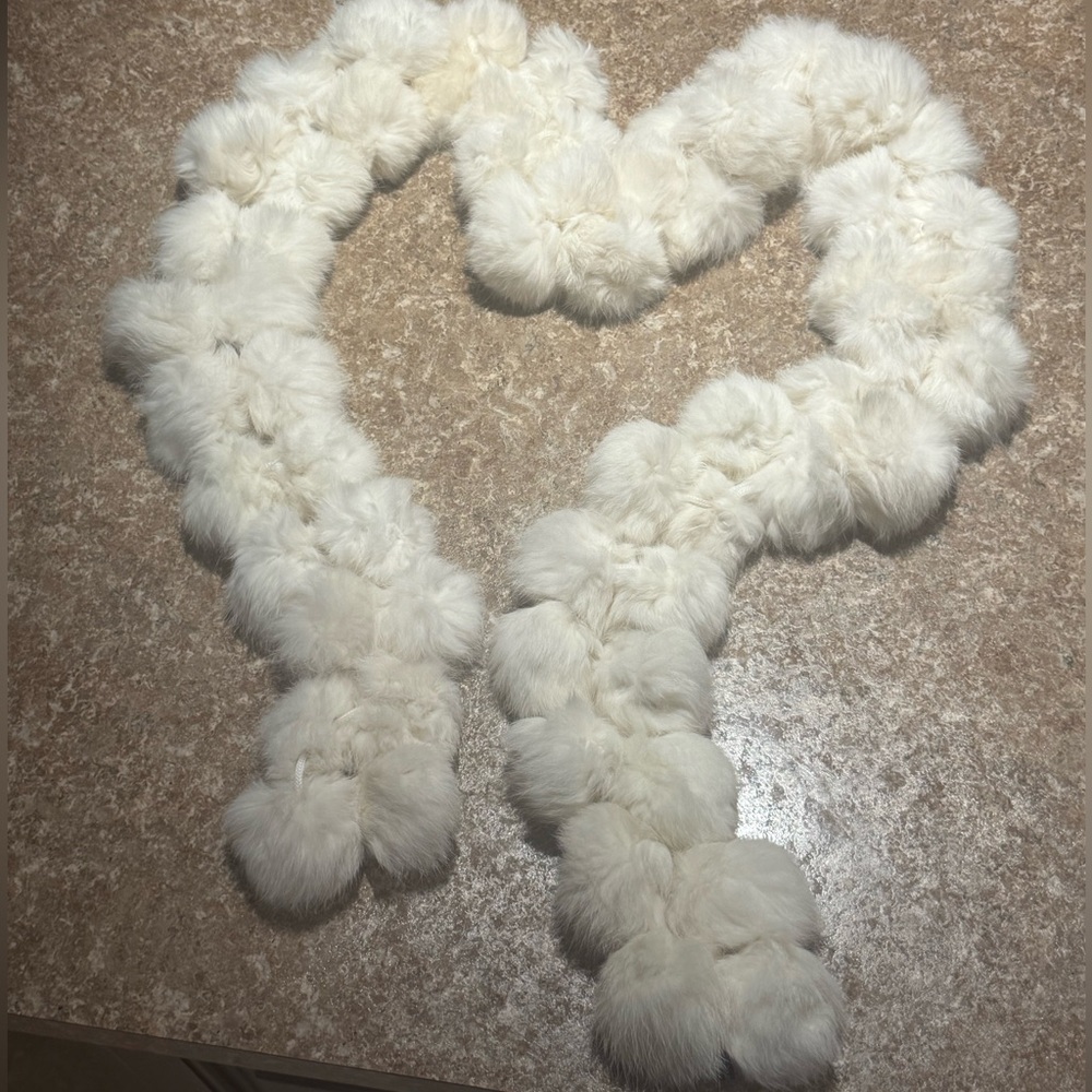 Rabbit Fur Scarf